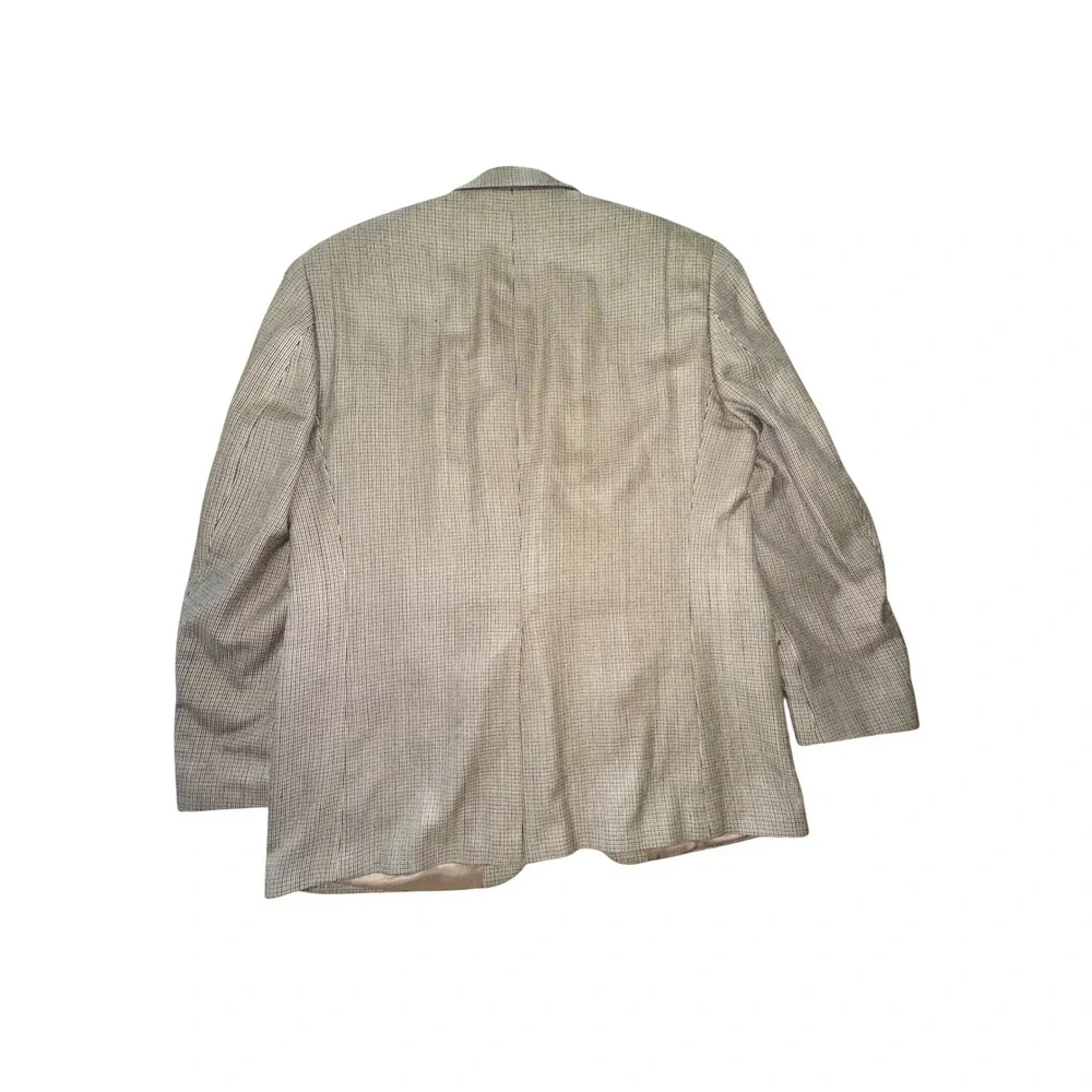 Lauren Ralph Lauren Mens 100% Silk Blazer Jacket Herringbone 41R